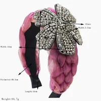 Women's Flower Princess Vintage Style Cloth Hair Band main image 2