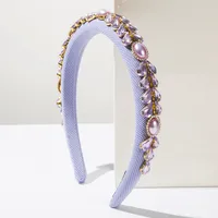 Women's Water Droplets Cute Sweet Cloth Glass Hair Band main image 4
