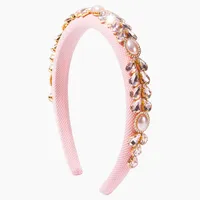 Women's Water Droplets Cute Sweet Cloth Glass Hair Band main image 5