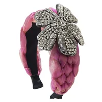 Femmes Fleur Princesse Style Vintage Chiffon Bande De Cheveux main image 5