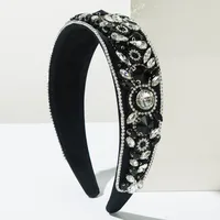 Mujeres Flor Lindo Dulce Tela Vidrio Banda Para El Cabello main image 4