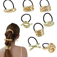 Women's Solid Color Modern Style Alloy Hair Tie main image 1