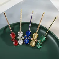 Women's Water Droplets Modern Style Shiny Alloy Rhinestone Hair Pins main image 1