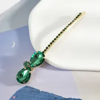 Women's Water Droplets Modern Style Shiny Alloy Rhinestone Hair Pins main image 5