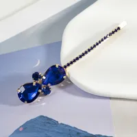 Mujeres Gotitas De Agua Estilo Moderno Brillante Aleación Diamante De Imitación Horquillas Para Cabello main image 6