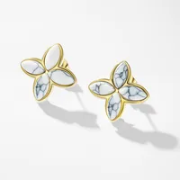 Élégant Glamour Femme Acier Inoxydable 304 Fleur Femmes Ensemble De Bijoux main image 9