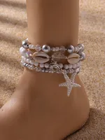 Plastic Zinc Alloy Hawaiian Animal Anklet main image 1