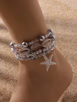 Plastic Zinc Alloy Hawaiian Animal Anklet main image 6