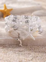 Plastic Zinc Alloy Hawaiian Animal Anklet main image 5