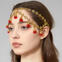 Women's Grape Cluster Ball Vintage Style Ethnic Style Zinc Alloy Rhinestone Hair Chain main image 1