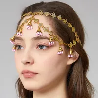 Women's Grape Cluster Ball Vintage Style Ethnic Style Zinc Alloy Rhinestone Hair Chain main image 4