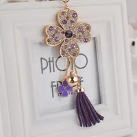 Style Coréen Alliage De Zinc Fleur Femmes Pendentif De Sac Porte-Clés main image 2