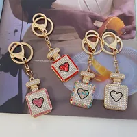 Estilo Coreano Aleación De Zinc Forma De Corazón Mujeres Colgante De Bolsa Llaveros main image 3