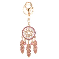 Style Européen Alliage Attrapeur De Rêves Femmes Pendentif De Sac Porte-Clés main image 2