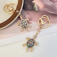 Cute Alloy Tortoise Unisex Bag Pendant Keychain main image 3