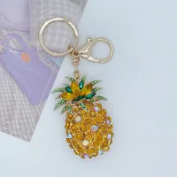 Cute New Style Zinc Alloy Fruit Women's Bag Pendant Keychain sku image 1