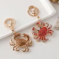 Mignon Alliage Crabe Unisexe Pendentif De Sac Porte-Clés main image 5