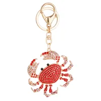 Mignon Alliage Crabe Unisexe Pendentif De Sac Porte-Clés main image 3