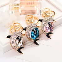 Cute Modern Style Zinc Alloy Dolphin Women's Bag Pendant Keychain main image 1
