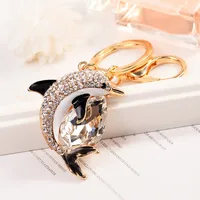 Cute Modern Style Zinc Alloy Dolphin Women's Bag Pendant Keychain main image 3