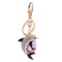 Cute Modern Style Zinc Alloy Dolphin Women's Bag Pendant Keychain main image 4