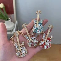 New Style Alloy Guitar Women's Bag Pendant Keychain main image 5