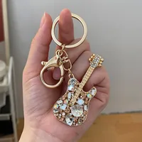 New Style Alloy Guitar Women's Bag Pendant Keychain sku image 4