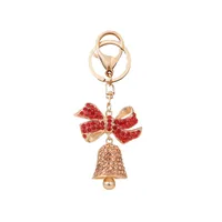 European Style Alloy Bell Christmas Unisex Bag Pendant Keychain main image 4