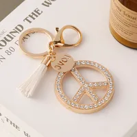 New Style Alloy Geometric Unisex Bag Pendant Keychain main image 2