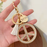 New Style Alloy Geometric Unisex Bag Pendant Keychain main image 4
