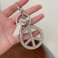 New Style Alloy Geometric Unisex Bag Pendant Keychain sku image 2