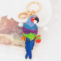 Modern Style Artistic Zinc Alloy Parrot Unisex Bag Pendant Keychain main image 1