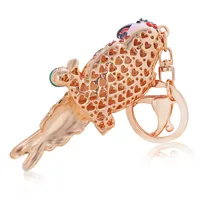 Modern Style Artistic Zinc Alloy Parrot Unisex Bag Pendant Keychain main image 4