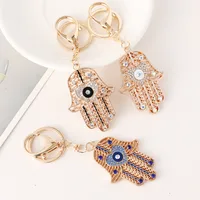 Style Européen Alliage L'Oeil Du Diable Unisexe Pendentif De Sac Porte-Clés main image 1