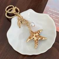Cute Alloy Shell Women's Bag Pendant Keychain main image 4