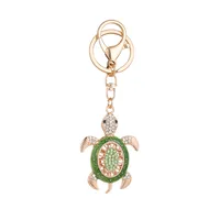 Cute High Quality Alloy Tortoise Unisex Bag Pendant Keychain main image 3