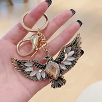 Elegant Classical American Style Zinc Alloy Eagle Adults Men's Unisex Bag Pendant Keychain sku image 1