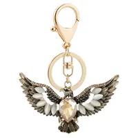 Élégant Classique Style Américain Alliage De Zinc Aigle Adultes Hommes Unisexe Pendentif De Sac Porte-Clés main image 4