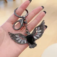 Elegant Classical American Style Zinc Alloy Eagle Adults Men's Unisex Bag Pendant Keychain sku image 2