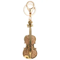 Modern Style Alloy Cello Unisex Bag Pendant Keychain main image 4
