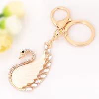 Cute New Style Alloy Swan Women's Bag Pendant Keychain main image 1