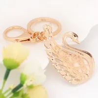 Cute New Style Alloy Swan Women's Bag Pendant Keychain main image 2
