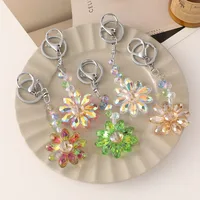Cute Alloy Flower Women's Bag Pendant Keychain main image 1