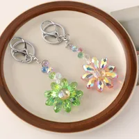 Mignon Alliage Fleur Femmes Pendentif De Sac Porte-Clés main image 4