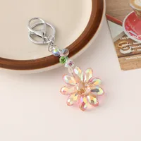 Cute Alloy Flower Women's Bag Pendant Keychain main image 2