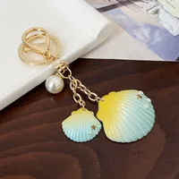 Cute Modern Style Alloy Resin Shell Women's Bag Pendant Keychain sku image 3
