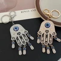 European Style Alloy Devil's Eye Unisex Bag Pendant Keychain main image 2