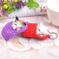 Modern Style Alloy Plush Animal Unisex Bag Pendant Keychain main image 1