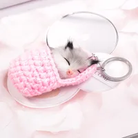 Modern Style Alloy Plush Animal Unisex Bag Pendant Keychain sku image 2