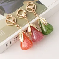 Modern Style Alloy Fruit Women's Bag Pendant Keychain main image 2